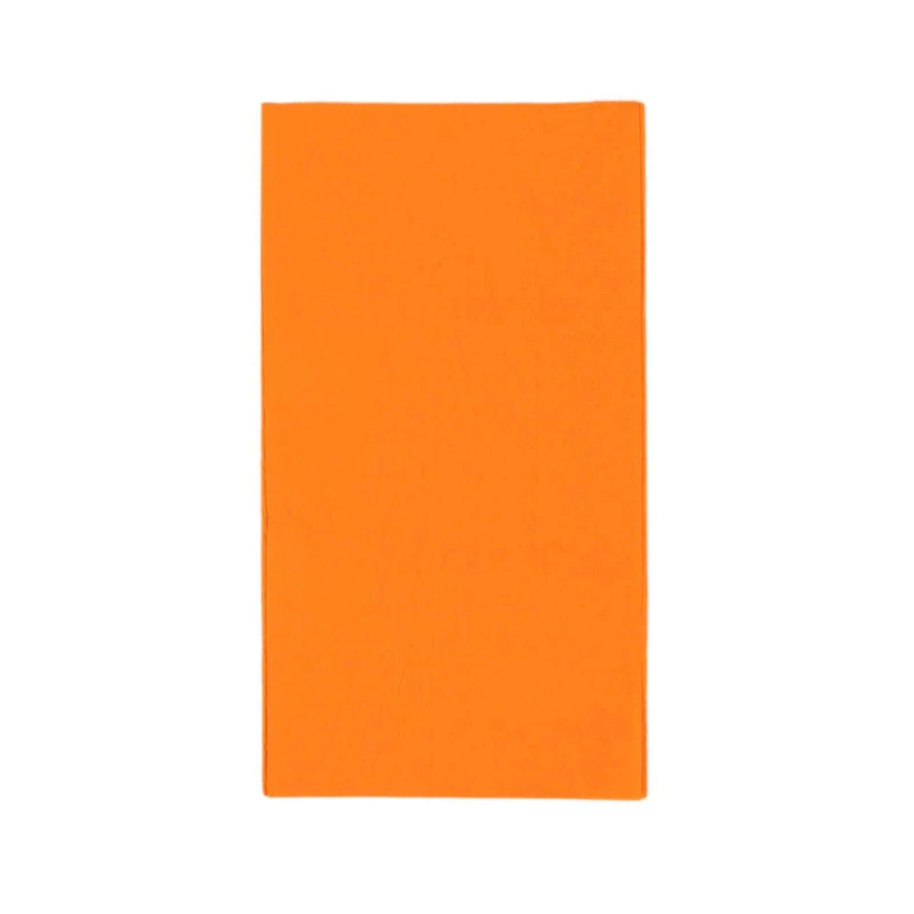 50 - Pack Paper Napkins Orange - Soft Disposable 2 - Ply Dinner Napkins for Weddings - Bell Racket Store