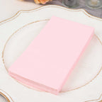 50 - Pack Paper Napkins Pink - Soft Disposable 2 - Ply Dinner Napkins for Weddings - Bell Racket Store