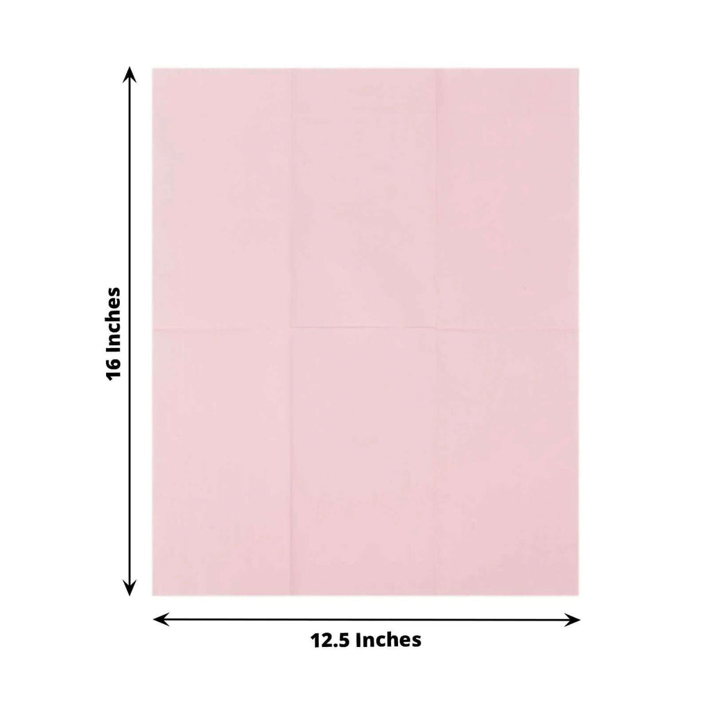 50 - Pack Paper Napkins Pink - Soft Disposable 2 - Ply Dinner Napkins for Weddings - Bell Racket Store