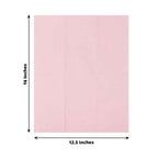 50 - Pack Paper Napkins Pink - Soft Disposable 2 - Ply Dinner Napkins for Weddings - Bell Racket Store