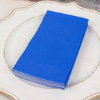 50 - Pack Paper Napkins Royal Blue - Soft Disposable 2 - Ply Dinner Napkins for Weddings - Bell Racket Store