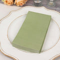 50 - Pack Paper Napkins Sage Green - Soft Disposable 2 - Ply Dinner Napkins for Weddings - Bell Racket Store