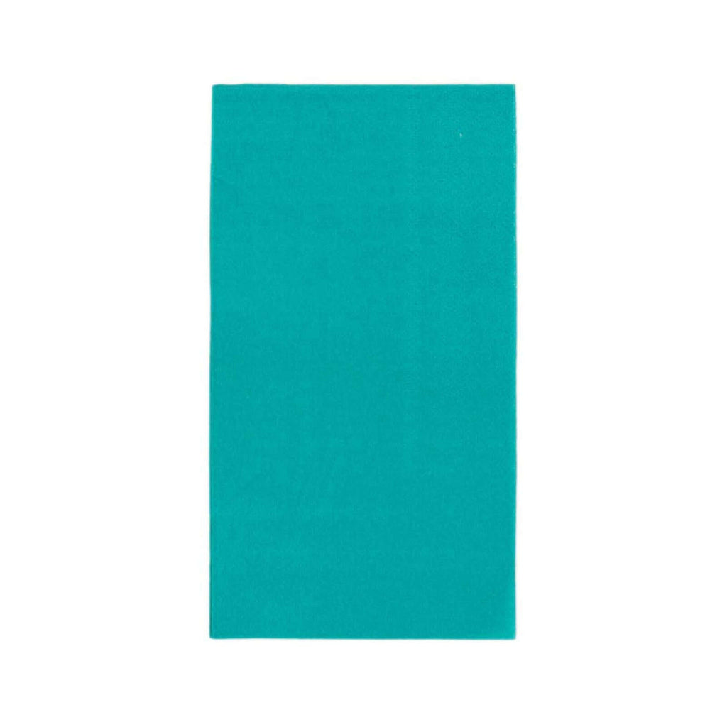 50 - Pack Paper Napkins Turquoise - Soft Disposable 2 - Ply Dinner Napkins for Weddings - Bell Racket Store