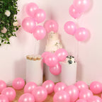 50 Pack Pink Biodegradable Balloons, 12" Thickened Extra Strong Eco - friendly Latex Helium Party Balloons - Bell Racket Store