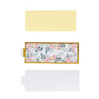 50 Pack Pink Peony Floral Paper Napkin Holder Bands with Gold Edge, Disposable Napkin Rings - 1.5" - Bell Racket Store