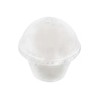 50 - Pack Plastic Dessert Parfait Cups Clear Dome Lid - Perfect for Ice Cream 7oz - Bell Racket Store