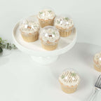 50 - Pack Plastic Dome Lids For Cupcake Liners Clear - Food Safe Disposable Baking Cake Cup Lids for Dessert Buffets Bakery Displays & Party Favors 3" - Bell Racket Store