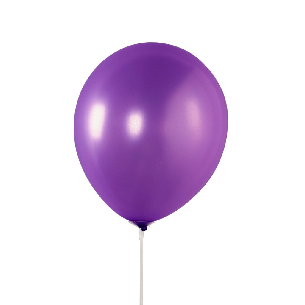 50 Pack Purple Biodegradable Balloons, 12" Thickened Extra Strong Eco - friendly Latex Helium Party Balloons - Bell Racket Store