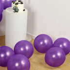 50 Pack Purple Biodegradable Balloons, 12" Thickened Extra Strong Eco - friendly Latex Helium Party Balloons - Bell Racket Store