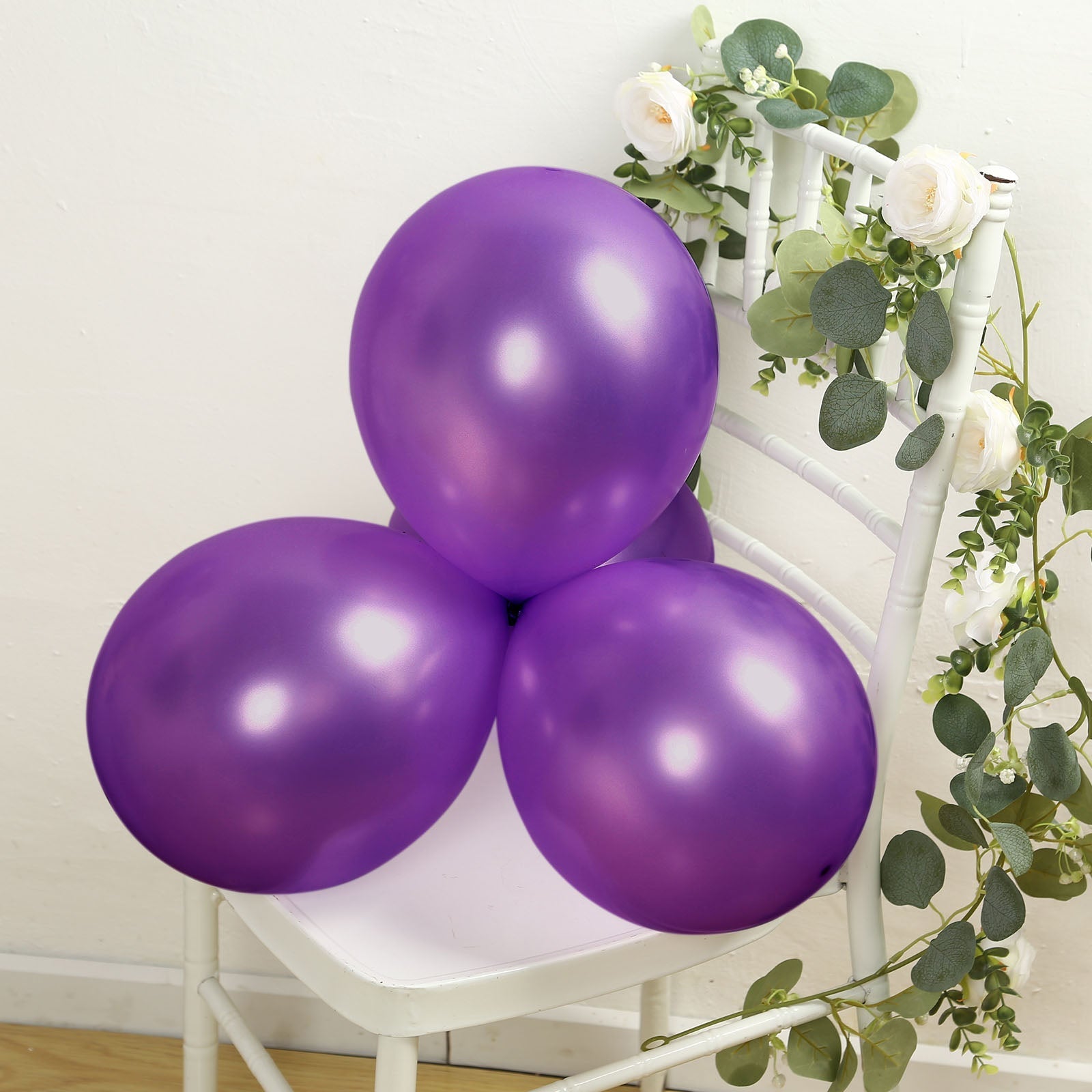 50 Pack Purple Biodegradable Balloons, 12" Thickened Extra Strong Eco - friendly Latex Helium Party Balloons - Bell Racket Store
