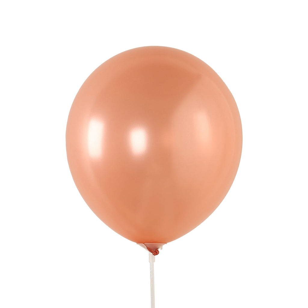 50 Pack Rose Gold Biodegradable Balloons, 12" Thickened Extra Strong Eco - friendly Latex Helium Party Balloons - Bell Racket Store