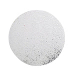 50 - Pack Table Placemats Sequin Design Metallic Silver Round - Mesh Disposable Dust - Free Dining Mats 13" - Bell Racket Store