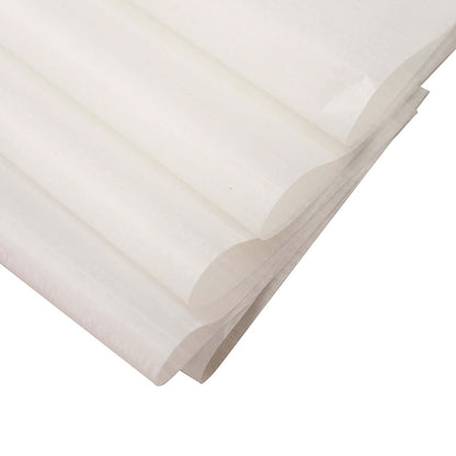 50 - Pack Wax Paper Basket Liners Rectangle Design White - Great for Food Presentation and Wrapping 9"x10" 35GSM - Bell Racket Store