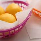 50 - Pack Wax Paper Basket Liners Rectangle Design White - Great for Food Presentation and Wrapping 9"x10" 35GSM - Bell Racket Store