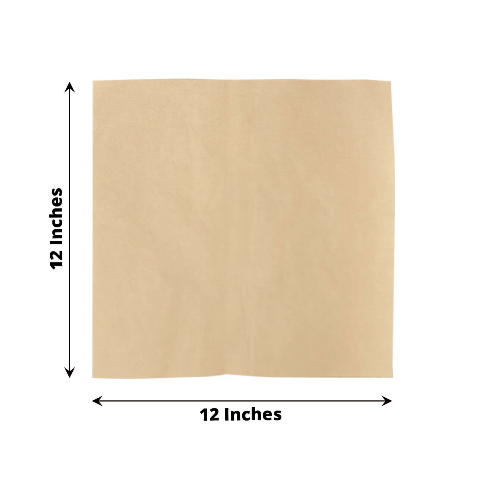 50 - Pack Wax Paper Basket Liners Square Design Natural Brown - Perfect for Sandwiches and Food Wrapping 12" 40GSM - Bell Racket Store