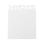 50 - Pack Wedding Place Cards with Laser Cut Leaf Vine Design White - Printable Reservation Seating Tent Cards 210 GSM - Bell Racket Store