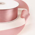 50 Yards 1.5" Dusty Rose Single Face Decorative Satin Ribbon - Bell Racket Store