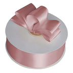 50 Yards 1.5" Dusty Rose Single Face Decorative Satin Ribbon - Bell Racket Store