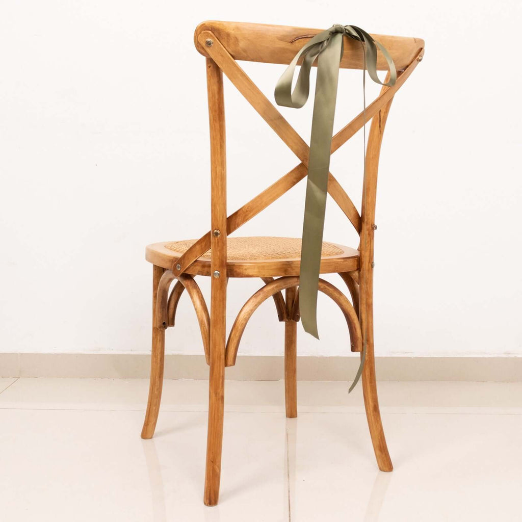 50 Yards 1.5" Dusty Sage Green Single Face Decorative Satin Ribbon - Bell Racket Store