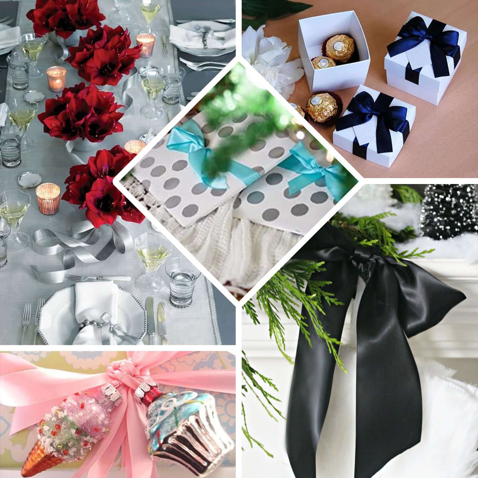 50 Yards 1.5" Dusty Sage Green Single Face Decorative Satin Ribbon - Bell Racket Store