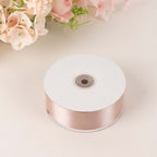 50 Yards 1.5" Nude Single Face Decorative Satin Ribbon - Bell Racket Store