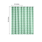 2 Pack White Mint Chevron Design Thermal Blackout Curtains With Chrome Grommet Window Treatment Panels - 52"x84"