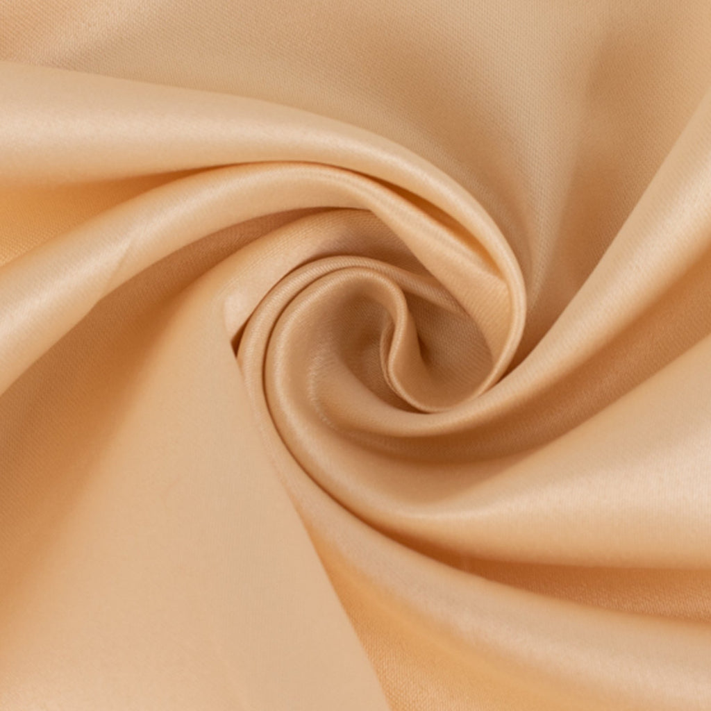 54"x10 Yards Beige Lamour Satin Fabric Bolt, Heavy Matte Satin Fabric By The Yard - Bell Racket Store