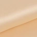54"x10 Yards Beige Lamour Satin Fabric Bolt, Heavy Matte Satin Fabric By The Yard - Bell Racket Store