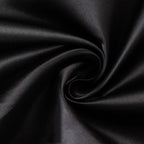 54"x10 Yards Black Lamour Satin Fabric Bolt, Heavy Matte Satin Fabric By The Yard - Bell Racket Store