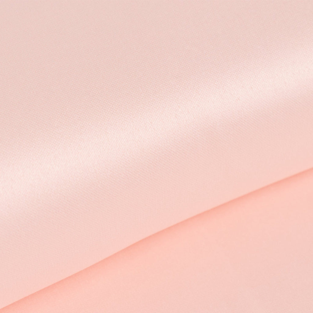 54"x10 Yards Blush Lamour Satin Fabric Bolt, Heavy Matte Satin Fabric By The Yard - Bell Racket Store