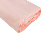 54"x10 Yards Blush Lamour Satin Fabric Bolt, Heavy Matte Satin Fabric By The Yard - Bell Racket Store