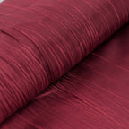 54"x10 Yards Burgundy Accordion Crinkle Taffeta Fabric Bolt - Bell Racket Store