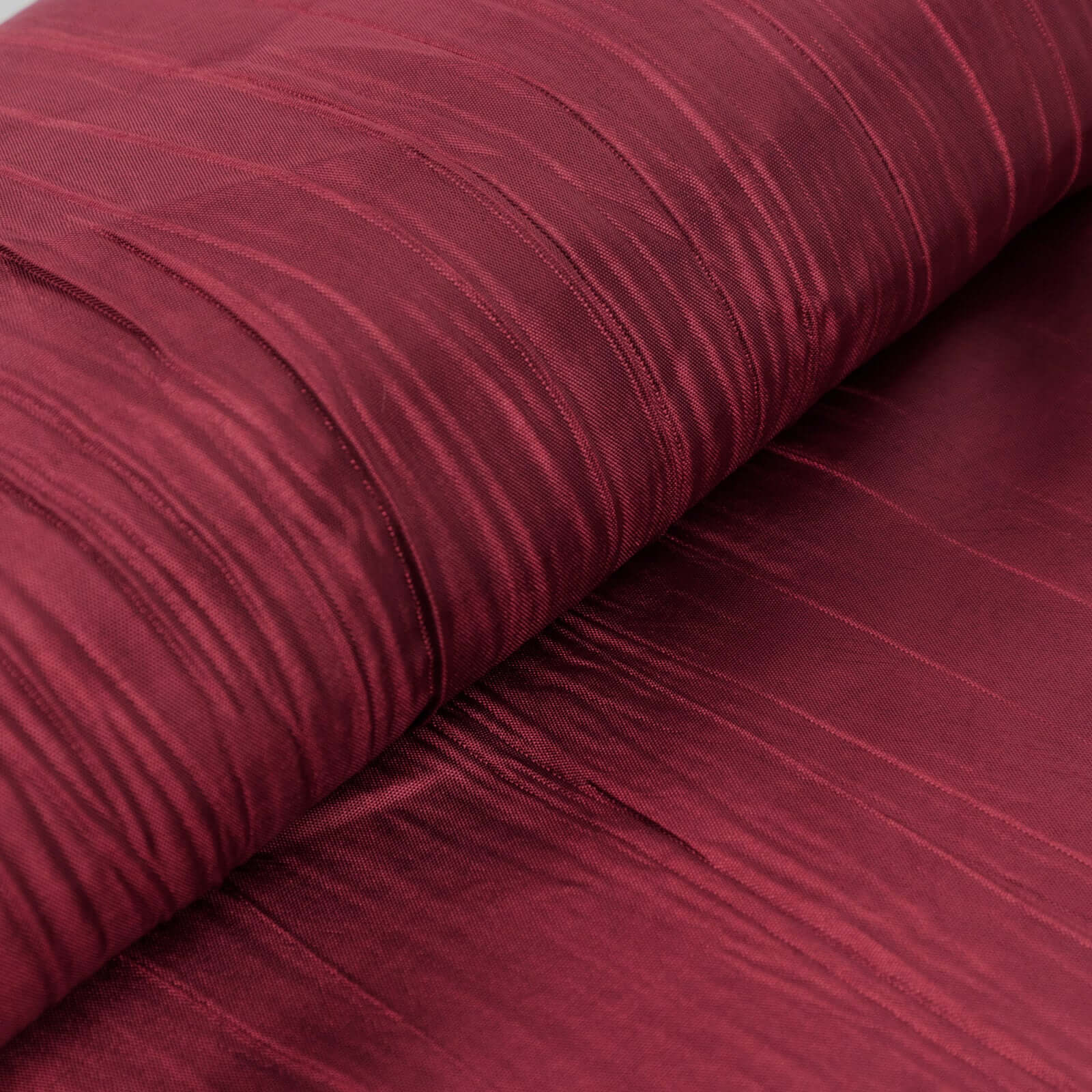 54"x10 Yards Burgundy Accordion Crinkle Taffeta Fabric Bolt - Bell Racket Store