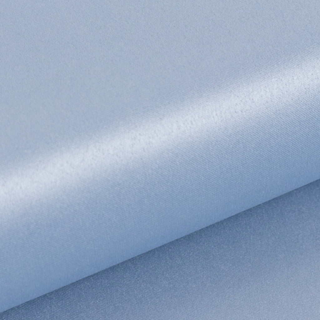 54"x10 Yards Dusty Blue Lamour Satin Fabric Bolt, Heavy Matte Satin Fabric By The Yard - Bell Racket Store