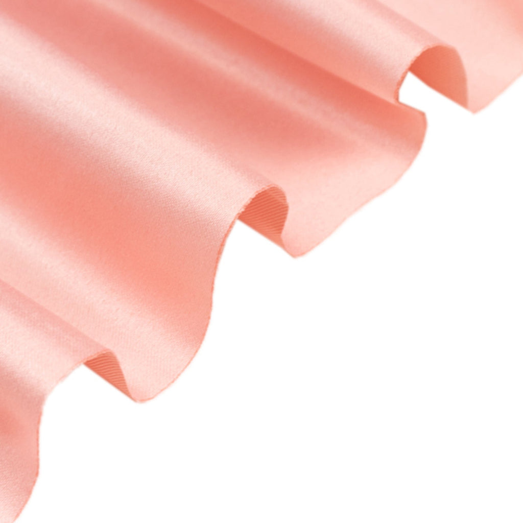 54"x10 Yards Dusty Rose Lamour Satin Fabric Bolt, Heavy Matte Satin Fabric By The Yard - Bell Racket Store
