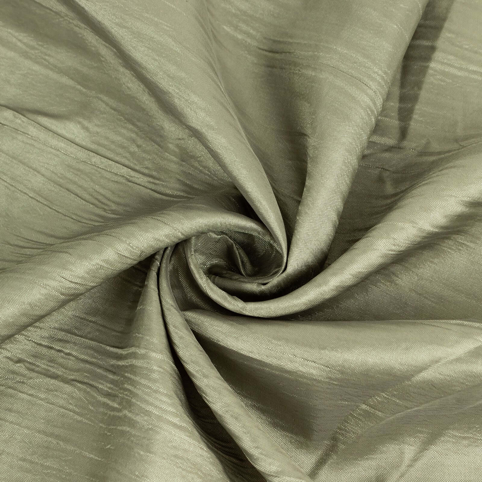 54"x10 Yards Dusty Sage Green Accordion Crinkle Taffeta Fabric Bolt - Bell Racket Store