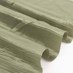 54"x10 Yards Dusty Sage Green Accordion Crinkle Taffeta Fabric Bolt - Bell Racket Store