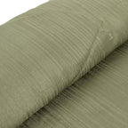 54"x10 Yards Dusty Sage Green Accordion Crinkle Taffeta Fabric Bolt - Bell Racket Store