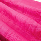 54"x10 Yards Fuchsia Accordion Crinkle Taffeta Fabric Bolt - Bell Racket Store