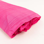 54"x10 Yards Fuchsia Accordion Crinkle Taffeta Fabric Bolt - Bell Racket Store