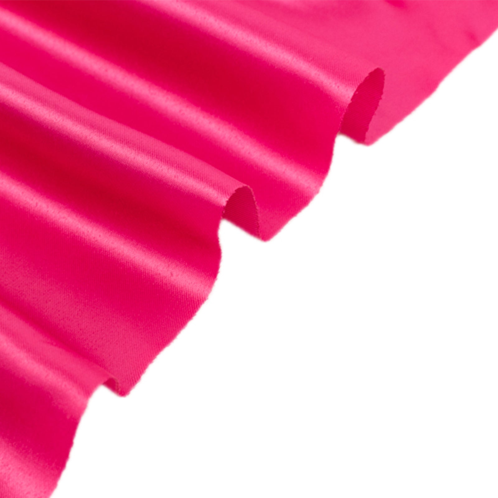 54"x10 Yards Fuchsia Lamour Satin Fabric Bolt, Heavy Matte Satin Fabric By The Yard - Bell Racket Store