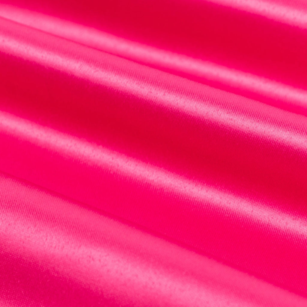 54"x10 Yards Fuchsia Lamour Satin Fabric Bolt, Heavy Matte Satin Fabric By The Yard - Bell Racket Store