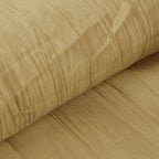 54"x10 Yards Gold Accordion Crinkle Taffeta Fabric Bolt - Bell Racket Store