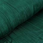 54"x10 Yards Hunter Emerald Green Accordion Crinkle Taffeta Fabric Bolt - Bell Racket Store