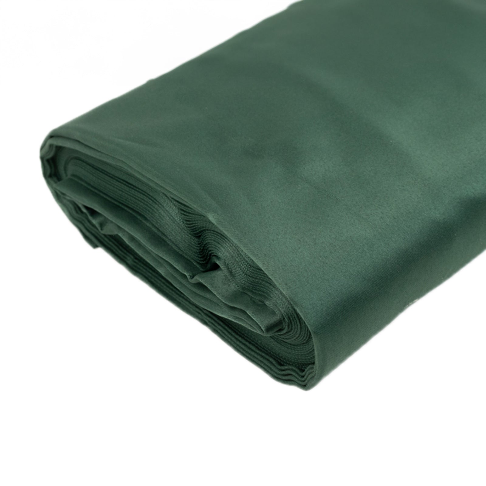 54"x10 Yards Hunter Emerald Green Lamour Satin Fabric Bolt, Heavy Matte Satin Fabric By The Yard - Bell Racket Store