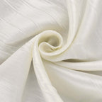 54"x10 Yards Ivory Accordion Crinkle Taffeta Fabric Bolt - Bell Racket Store