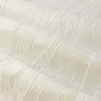 54"x10 Yards Ivory Accordion Crinkle Taffeta Fabric Bolt - Bell Racket Store