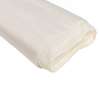 54"x10 Yards Ivory Lamour Satin Fabric Bolt, Heavy Matte Satin Fabric By The Yard - Bell Racket Store