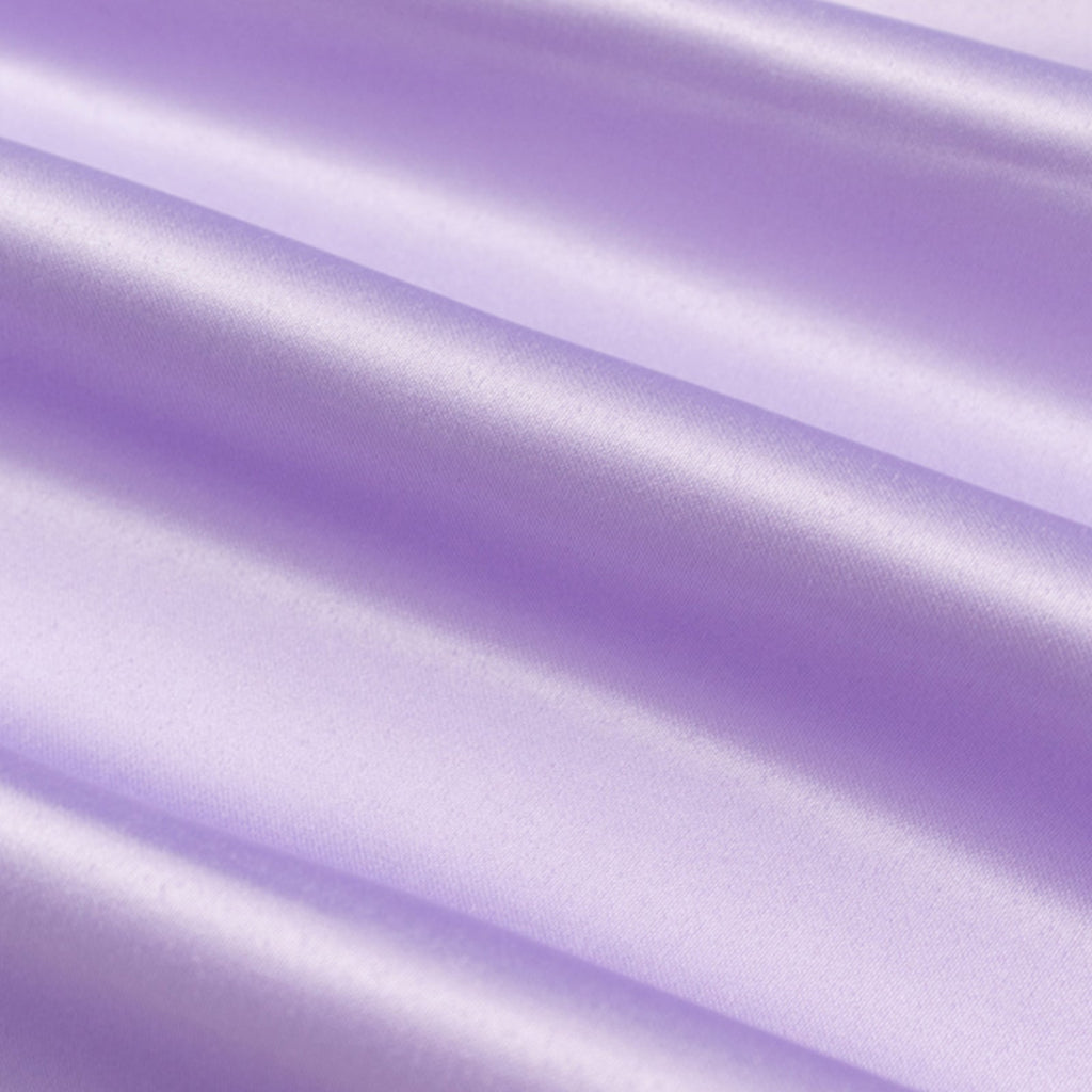 54"x10 Yards Lavender Lilac Lamour Satin Fabric Bolt, Heavy Matte Satin Fabric By The Yard - Bell Racket Store