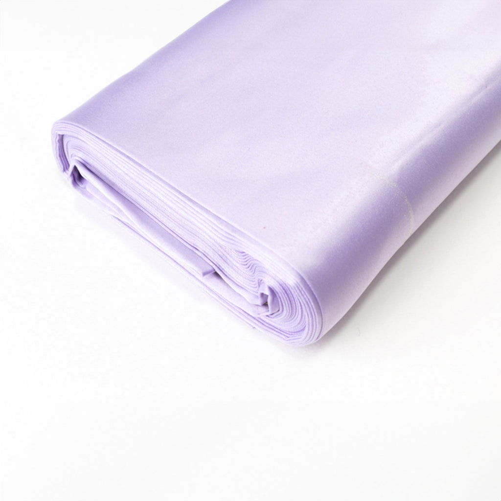 54"x10 Yards Lavender Lilac Lamour Satin Fabric Bolt, Heavy Matte Satin Fabric By The Yard - Bell Racket Store